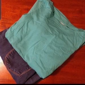 Woman Within Boatneck Short Sleeved Shirt